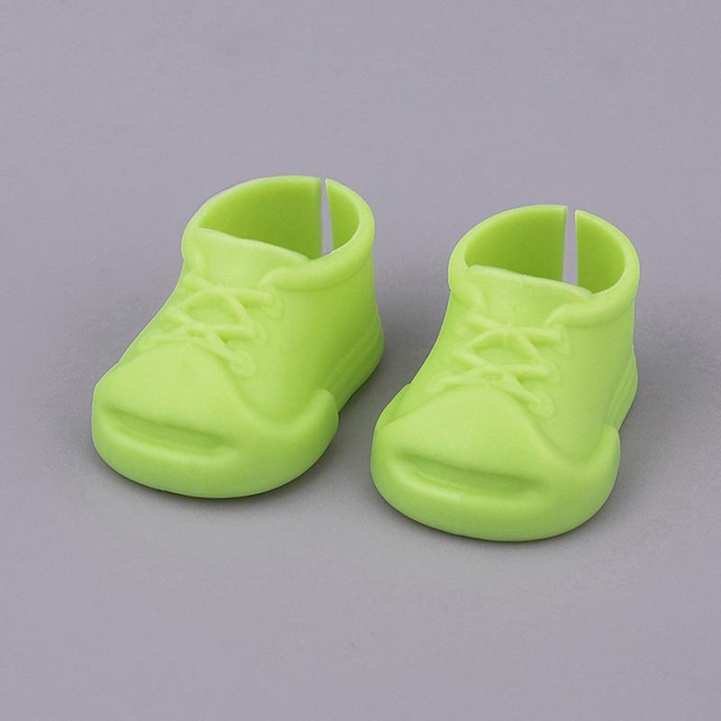 15/17Cm Doll Shoes Plastic Mini Shoes For Dolls Mini Finger Shoes Clothing Accessory For 6.9 Inch Dolls Blind Box Doll