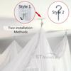 Mosquito Net Four-Door Sexy Square Canopy White Elegan Canopy Net Mosquito Repellent Outdoor Patio Insect Prevention VIE LENTE