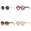 Trendy Polygon Pearl Sunglasses With Uv400 Level For Travel And Parties