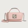 2025 New Korean Style Fashion Small Square Bag, Versatile and Unique Handbag with Textured Lock and Chain, Shoulder Bag and Crossbody Bag