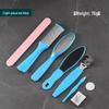 8-in-1 Stainless Steel Pedicure Set: Foot File & Grinder for Callus Removal and Foot Care.