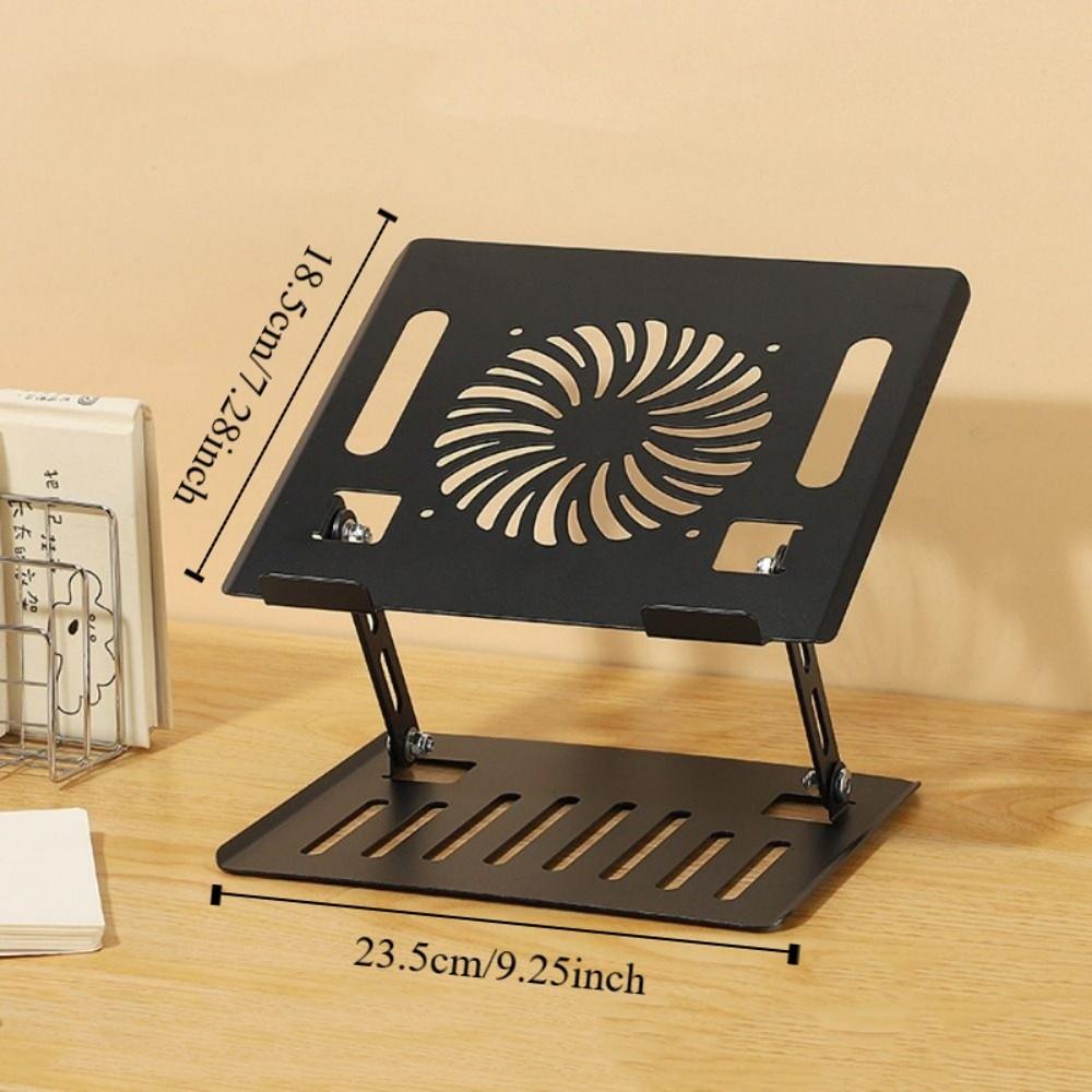 360 Rotating Base Tablet Cooling Fan Holder Adjustable Laptop Bracket  For Desk