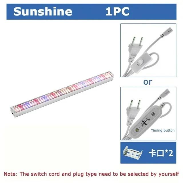 Newest 1/2/4/6PCS Full Spectrum LED Growing Lights for Greenhouse Plants Veg Flowers Fill Light Soilless Cultivation Lamps Hot