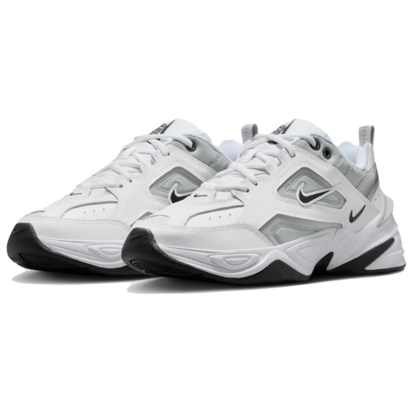 Nike M2K Tekno Pohodlné Všestranné Protiskluzové Odolné proti opotřebení Nízké Tenisky pro tátu Dámské tenisky Bílá IH0642-101