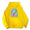 Søt og Kawaii Hatsune Miku Tegneserieprint Komfortabel Barne Høst- og Vinter Utendørs Fritidsmote Hettegenser