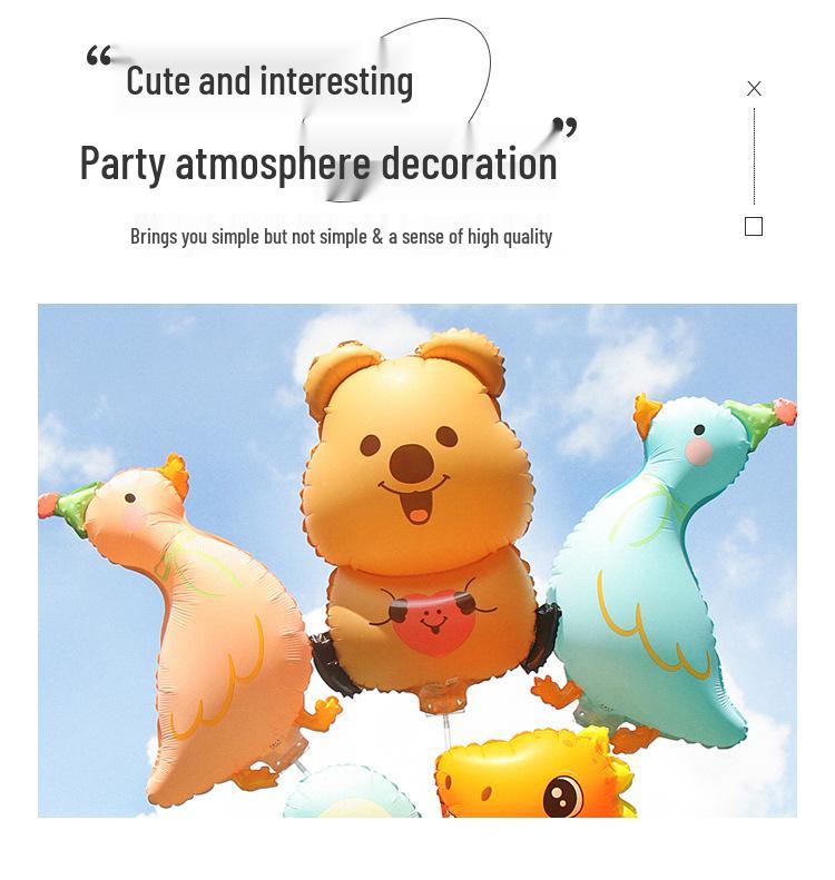 Matte Animal-Shaped Balloon Clips for Kindergarten Activity Decor