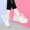 Mesh Breathable Leather Platform Casual Sneakers Dad Sandals Women's New Summer Hollow Hole Shoes