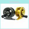 Mulinello da pesca a mosca e da ghiaccio in alluminio C60 resistente all'usura con design leggero