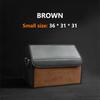 Car Suede Trunk Organizer Large Capacity Leather Foldable Storage Box Portable Multifunctional Tool Organizer Car Accessories