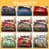 Luxurious 3d Printed Roblox Game Bedding Set With Soft Duvet Cover And Pillow Shams