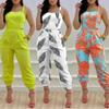 Frauen Lose Latzhose Lose Lange Taschen Strampler Overall Hosen Hosen