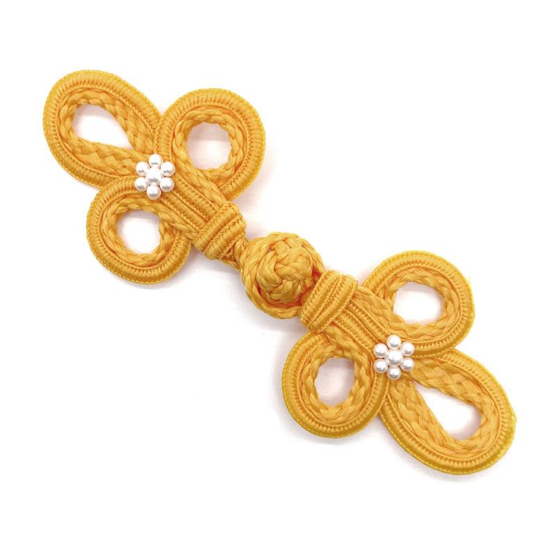 1 Pièce Nœud Chinois Style Chinois Fleur de Prunier DIY Accessoires Vêtements Hanfu Bouton Cheongsam Perle Fait Main