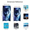 Aesthetic Cosmic Wolf Galaxy Beach Towel Picnic Mat Blanket Outdoor Indoor Decor Wild Camping Print