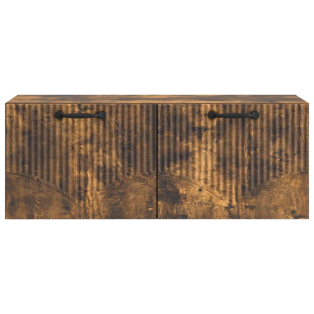 Wall Mounted TV Cabinet Smoked Oak 78.5 x 31 x 30 cm