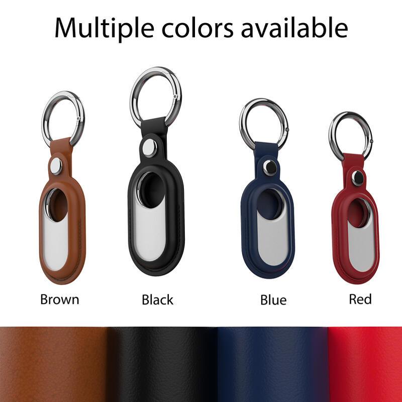 HdoorLink For Samsung Galaxy Smart Tag2 Protector Cover Shockproof Anti-scratch Dustproof PU Leather Protective Case Shell Accessorie
