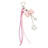 Trendy Korean Inspired Leather Tassels Bows Hanging Ornament Phone Charm Bag Accessories Key Holder for Stylish Women