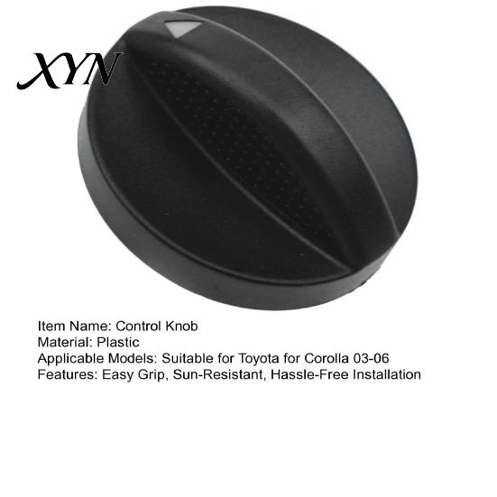 Pièces Intérieures Bouton de Commande de Climatisation pour Toyota Corolla 2003-2007, Bouton AC HVAC, Interrupteur Rotatif Chauffage, Pièce de Rechange Climatique Surélevée
