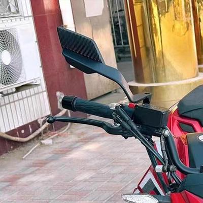Motorcycle Modified New Style Wind Wing Rearview Mirror Aerodynamic Design High Definition Anti Glare Fit Motorbike Accessory