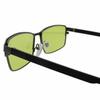 KKD Polarized Photochromic UV 8726 Polarized Photochromic Color-Changing Sunglasses, Metal, Square, Lightweight, Protection, (Gunmetal, Yellow/Smoke)
