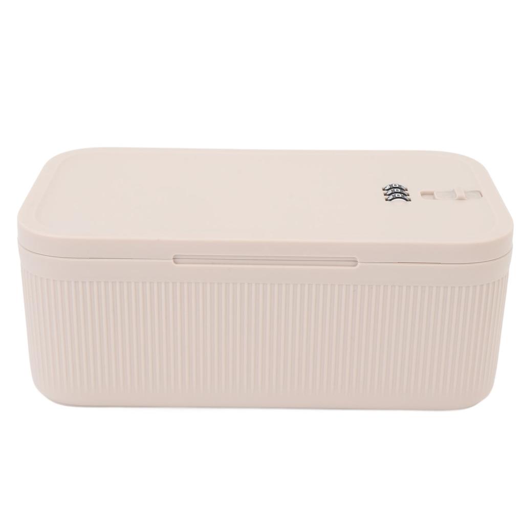 Portable Small Lock Box Combination Lock Box Personal Travel Secure Box with Password for Dorm Trave
