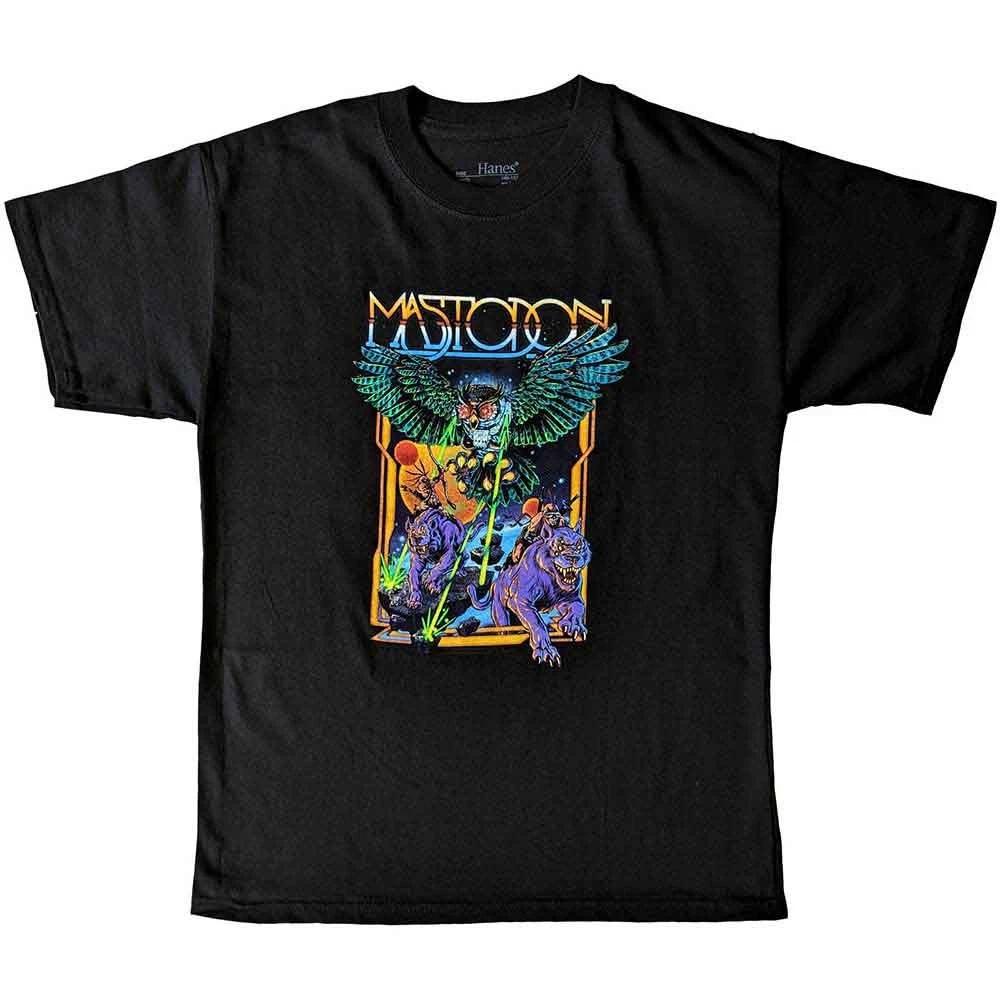 Mastodon Space Owl Official Childrens Tee T-shirt Boys Kids 140