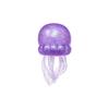 Průhledná třpytivá medúza Squishy hračka Super měkká TPR mačkací stresový míček Senzorická Fidget hračka pro úlevu od úzkosti