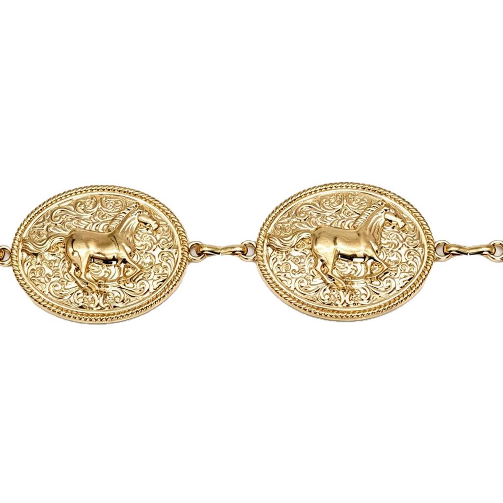 Bohemian Retro Women's Metal Waist Chain - High-End, Versatile Belt Accessory