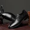 Genuine Leather Mens Oxfords Shoes Business Sneakers Formal Dress Footwear Classic Male Walking Derby Shoes Stylish Casual Shoes