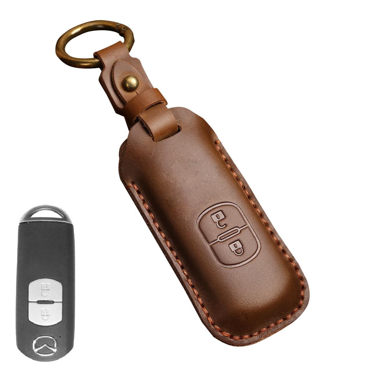 Car Key Cover for Mazda Onxella Artez Horse 6 Leather Protective Case