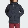 Adidas Xperior 2L Lined Rain.Rdy Anorak Logo Outdoor Sports Hooded Ski Jacket Men Jacket Black IB4217