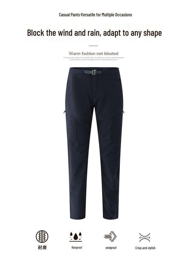 Pantalons imperméables légers à séchage rapide pour hommes, pour l'extérieur, l'alpinisme et les voyages (Printemps automne)