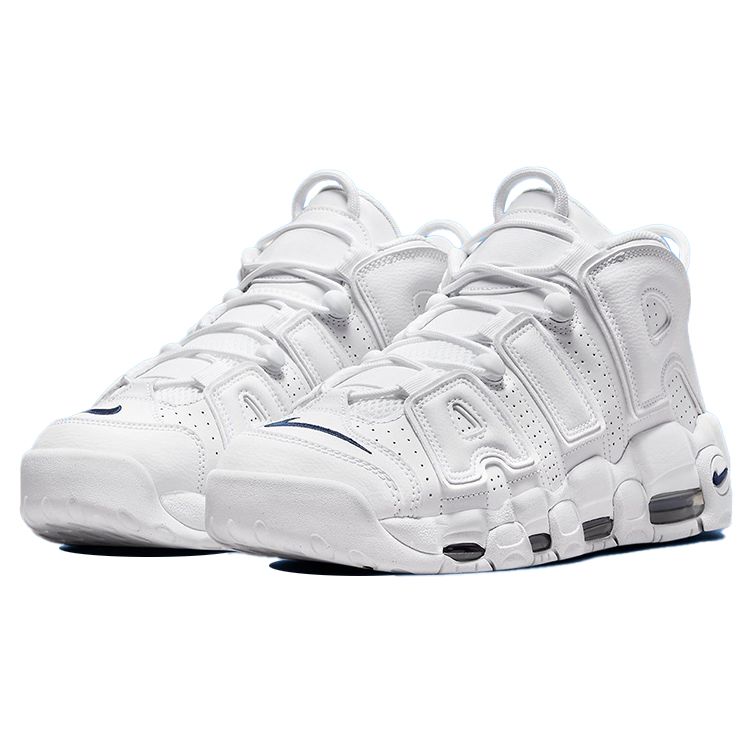 Nike Pantofi de sport pentru bărbați Air More Uptempo alb Midnight Navy DH8011-100