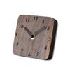 Nordic Table Clock Desktop Timepiece  Living Room Wooden Quiet Modern Creative Black Walnut Mantel Clock Office Decor