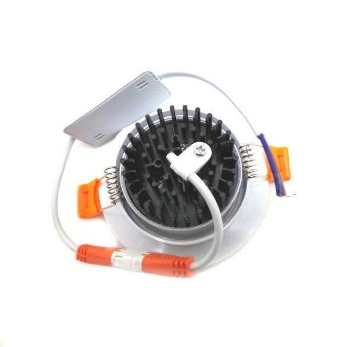 Round Recessed LED Spotlight 5W 80° Adjustable - Warm White 2300K - 3500K - SILAMP