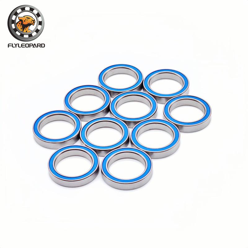 In-stock 6900 2RS Thin-walled Deep Groove Ball Bearing, 10x22x6, High-speed Motor Bearing with Blue Rubber Seal.