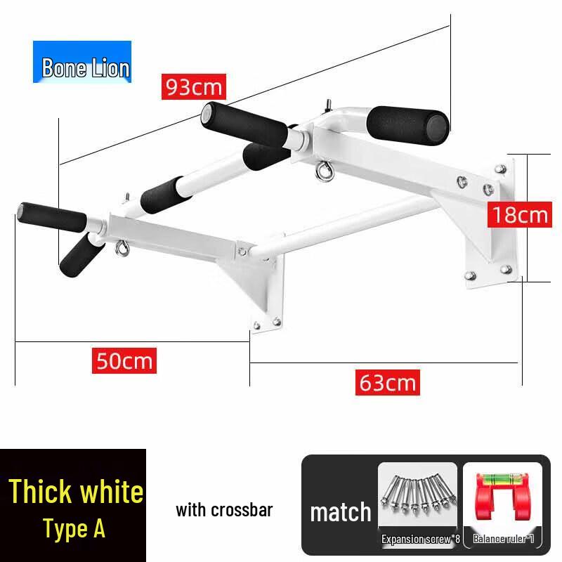 Wall-Mounted Pull-Up and Dip Bar