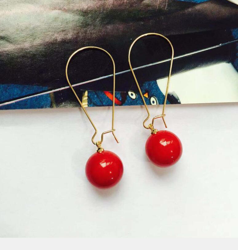 

Стильные длинные жемчужные серьги 2019 года: Стройнящие, смелые, выразительные украшения для женщин вишня/красный