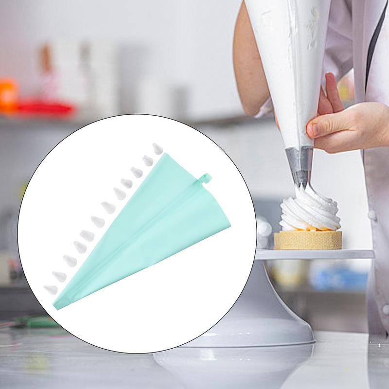 Piping Bags And Tips Set Safe 13pcs Piping Bags Icing Piping Tips Cake Decorating Sturdy Frosting Piping Kit Cake Decor Kit