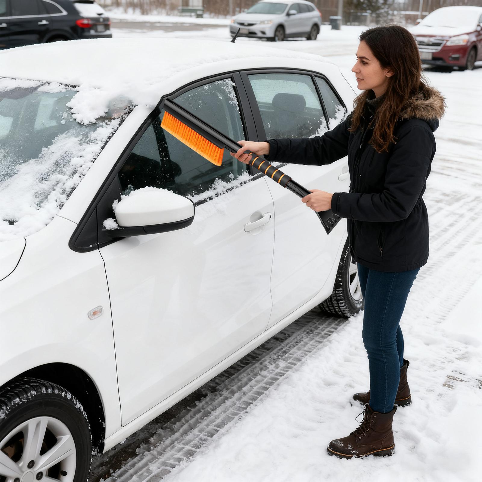 

Car Snow Brush And Ice Scraper Snow Frost Remover Snow Brush With Squeegee For Winter Snow Ice Frost Truck SUV Window Vehicle CHINA