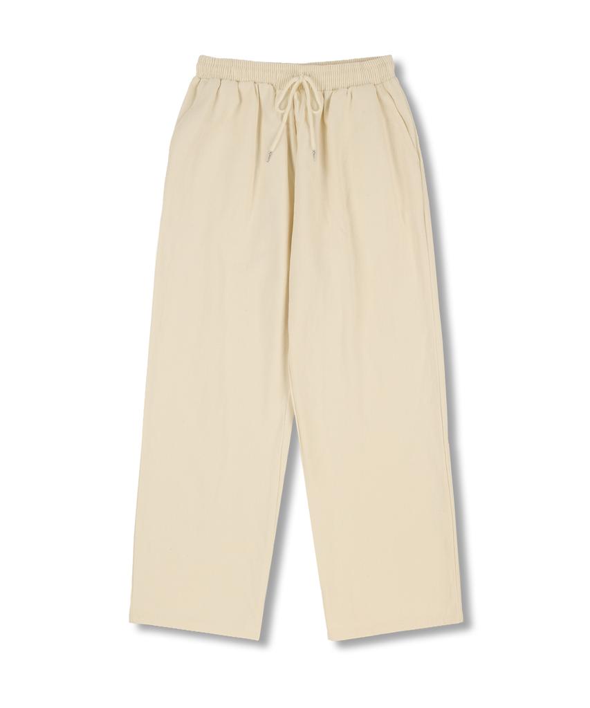 NP STUDIO Cotton Tapered Wide Elastic Waist Chino Pants 4 Colors