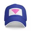 Pink triangle Baseball Cap Rave Anime Fishing cap Hats For Unisex Womens