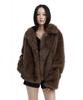 Roughneck Mocha Faux Fur Jacket