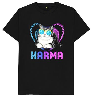 Karma Katze T-Shirt