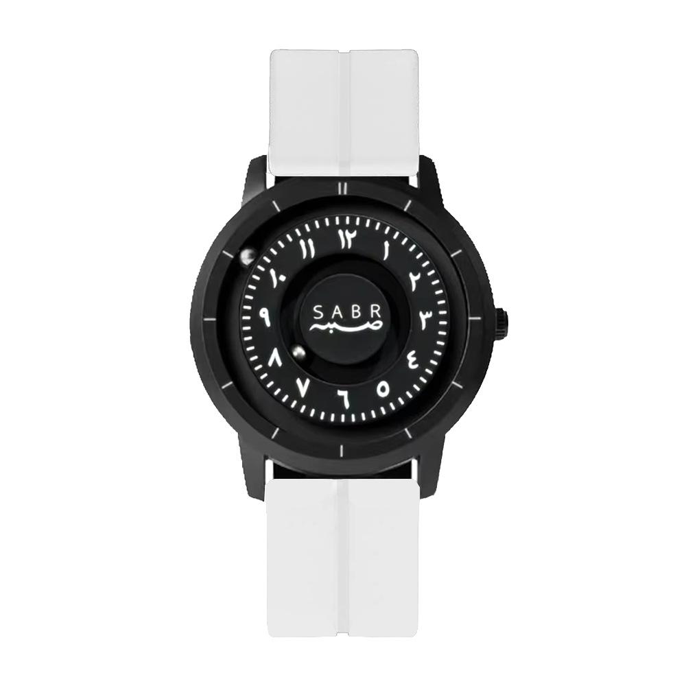 Magnetic Levitation Ball Watch Male Personality Quartz Watch Silicone Arabic Numerals Watch
