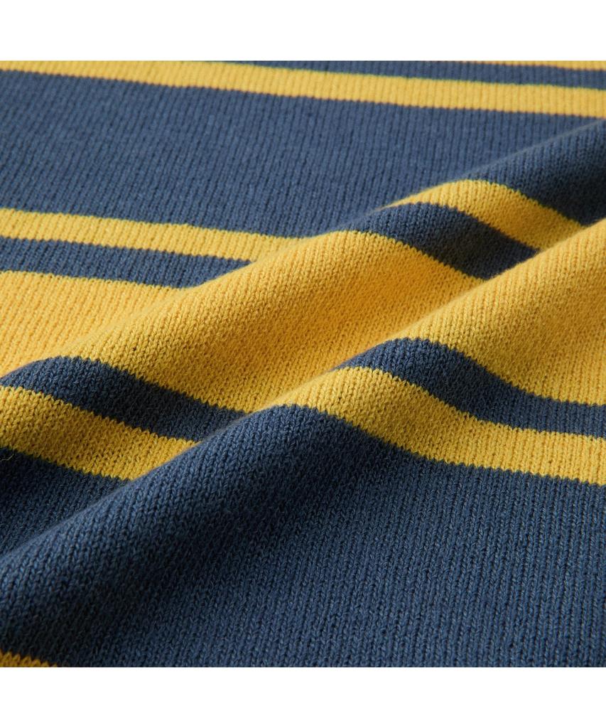 Henlikoteun [British Sporting Club] Stripe Short-Sleeves Polo Knit Abwam26751Yex