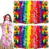 Hawaiian Lei Hula Garland Fancy Dress Up 100cm Flower Necklace Beach Party Prop