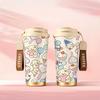 532ml Coffee Mug Puppy Dessert Bow Element Lanyard Insulated Cup Lightweight Cup Outdoor Cup Car Cup Handheld Cup