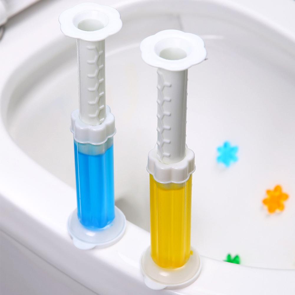 Needle Design Toilet Gel Stamp Flower Shape Toilet Fragrance Deodorant Odor Removal Multi Flavors Bathroom Cleaning Supplies