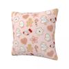 Christmas Gingerbread Pattern Pastel Pink Red Pillowcase Double-sided Printing Cushion Cover Gift Throw Pillow Case Cover Home