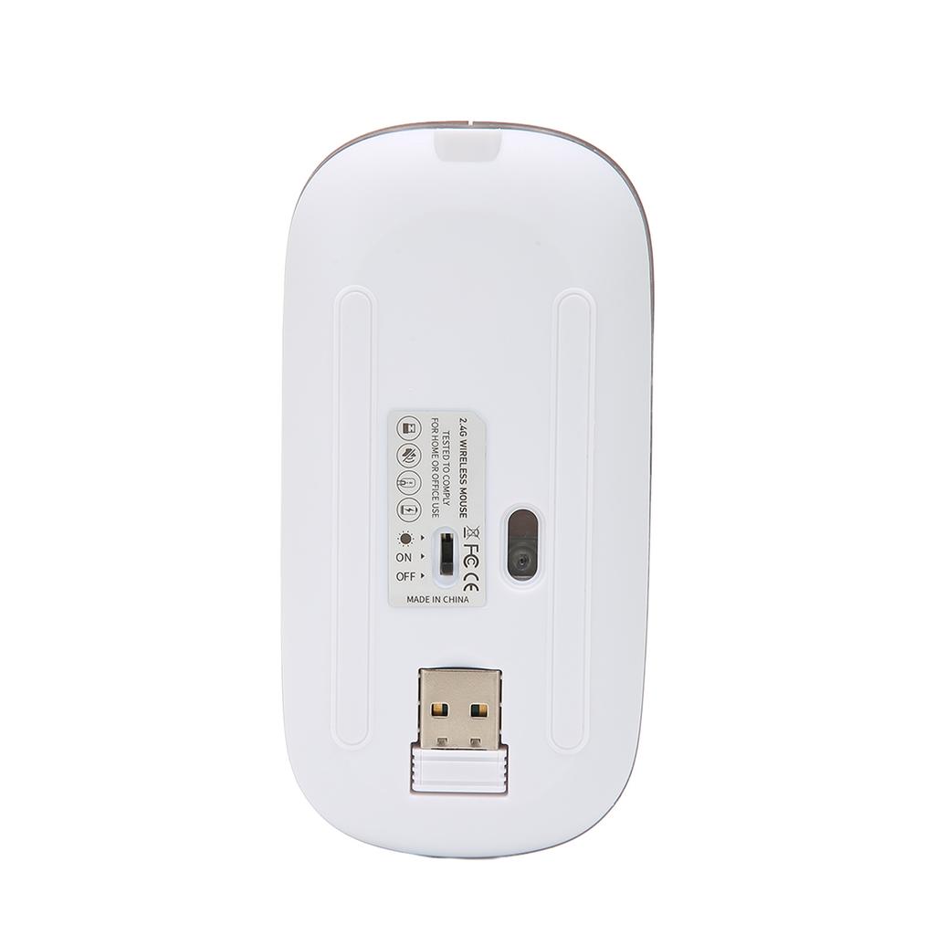 2.4G Wireless Mouse   Chargeable   1600DPI Color Backlight Game Mouse with 2.4G Receiver for Laptop Computer